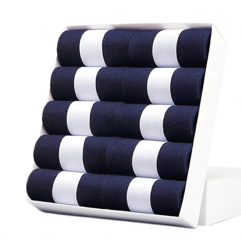 10 Pcs Soft Breathable Men's Cotton Socks