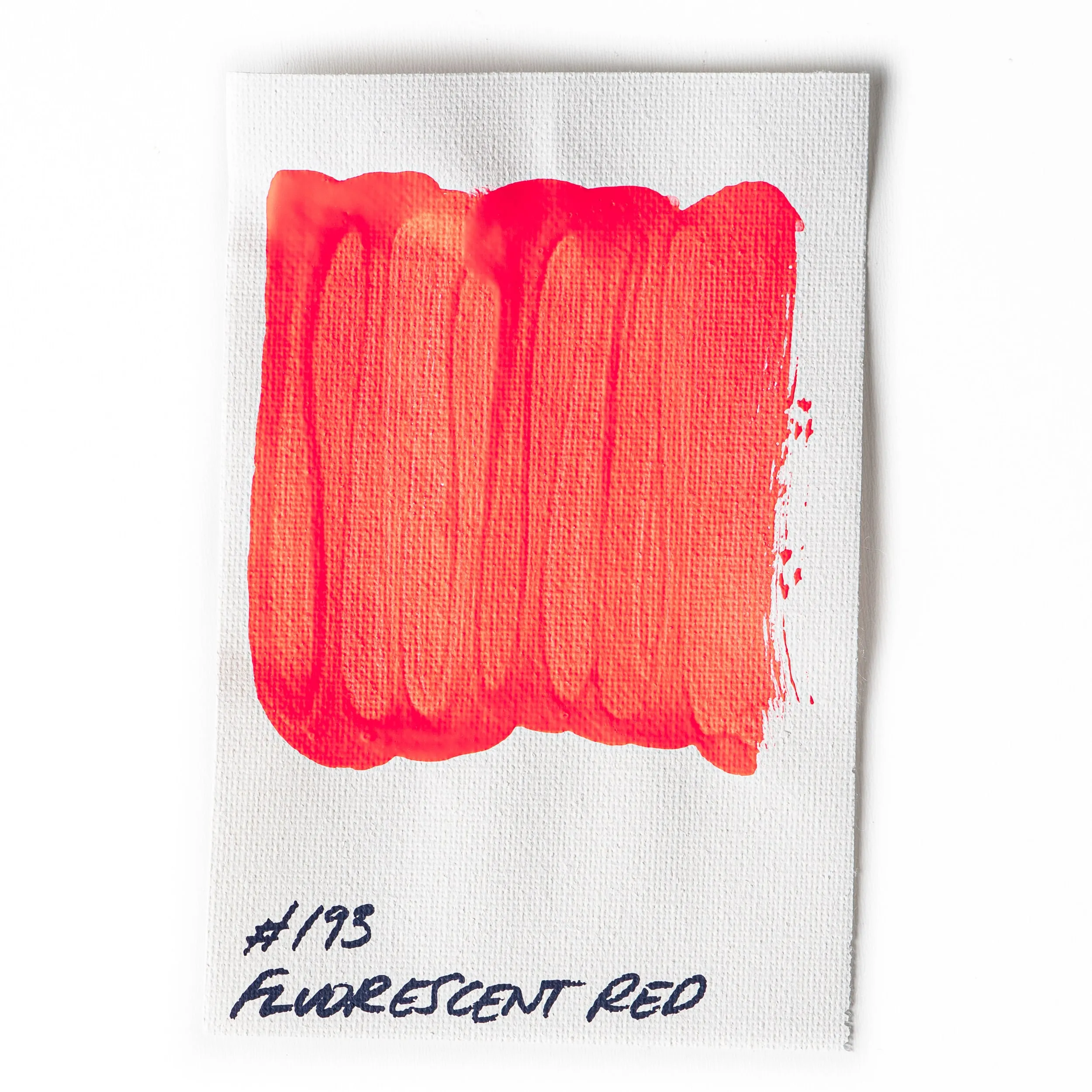 #193 Fluorescent Red - Lightfastness: ||| - Transparent