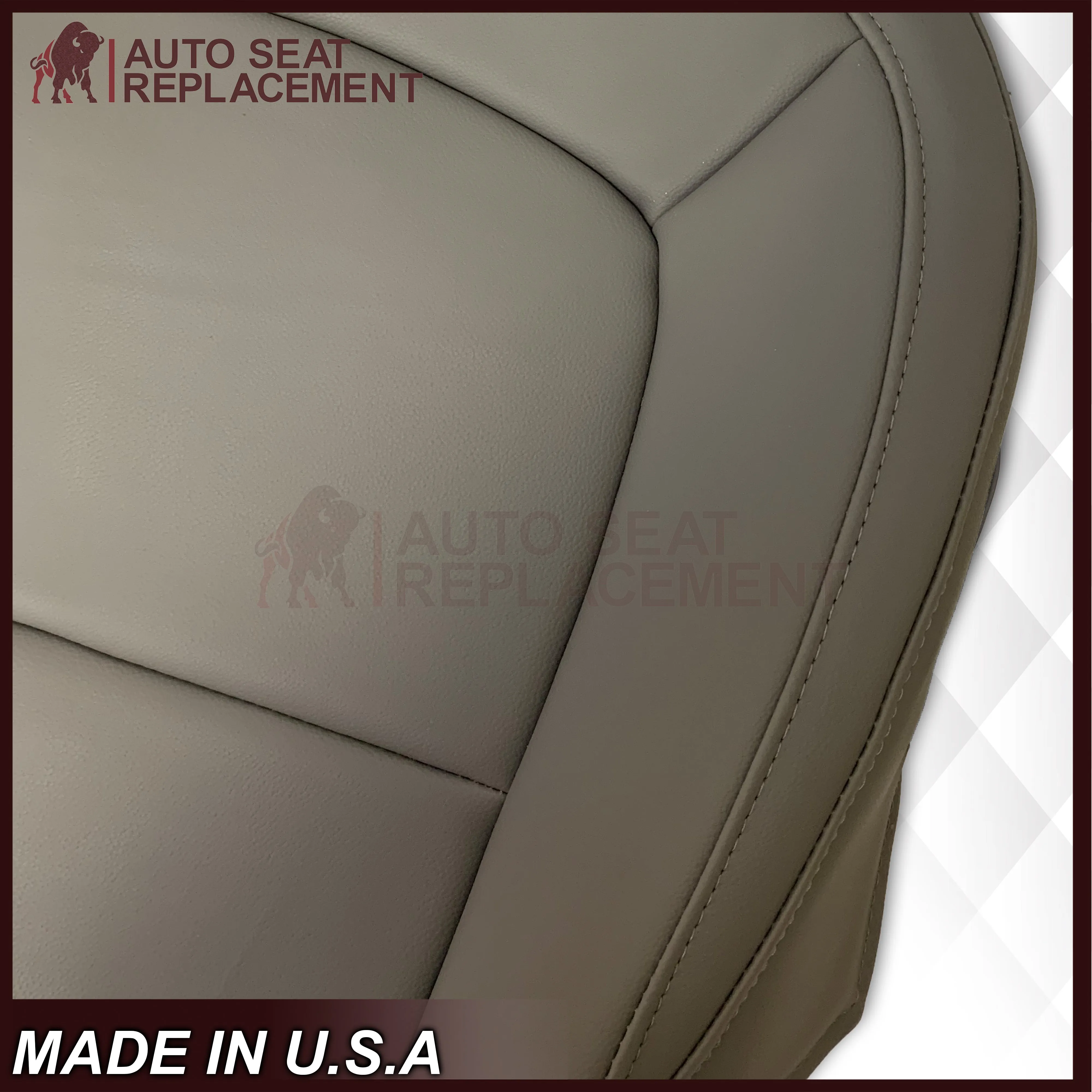 2015-2022 Chevy Colorado LT ZR2 LTZ LS Driver OR Passenger Side Bottom Seat Covers Gray