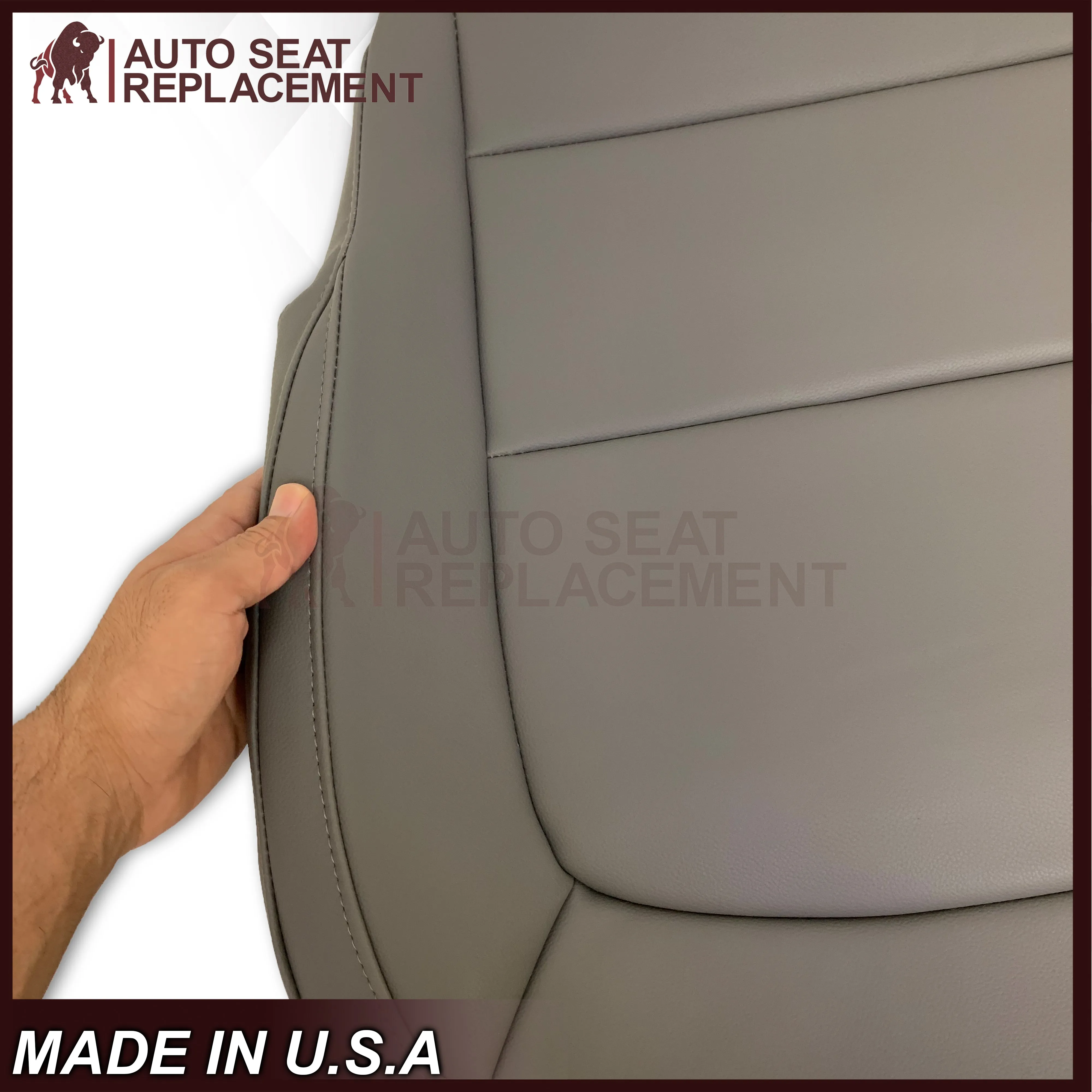 2015-2022 Chevy Colorado LT ZR2 LTZ LS Driver OR Passenger Side Bottom Seat Covers Gray