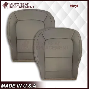 2015-2022 Chevy Colorado LT ZR2 LTZ LS Driver OR Passenger Side Bottom Seat Covers Gray