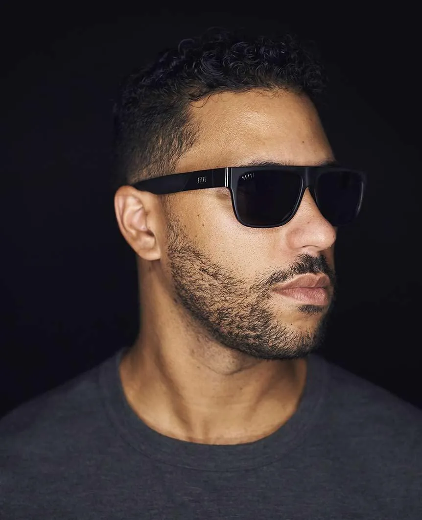 22 Matte Blackout Sunglasses Pure Polarized