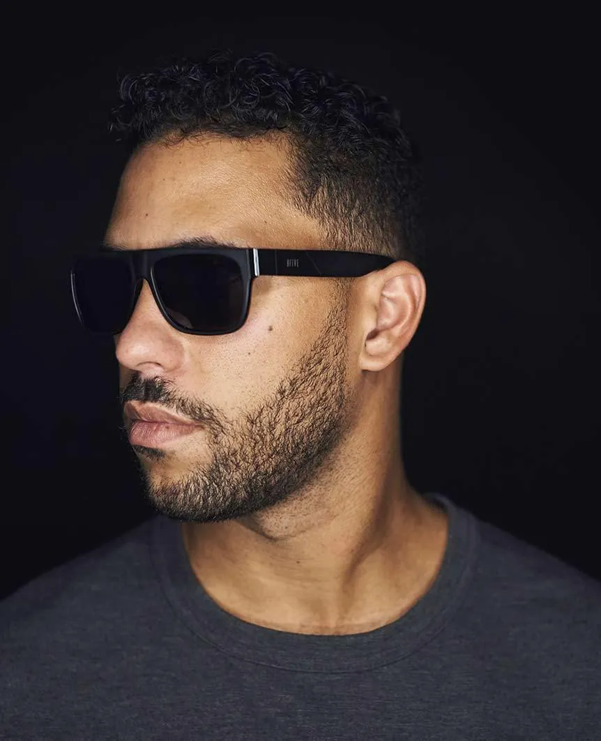 22 Matte Blackout Sunglasses Pure Polarized
