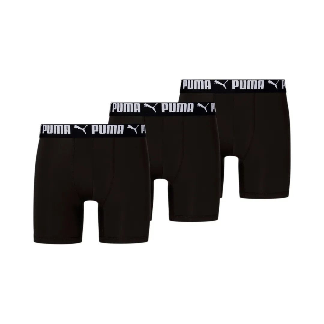 3 Puma Men's Boxer Briefs (3 Styles)