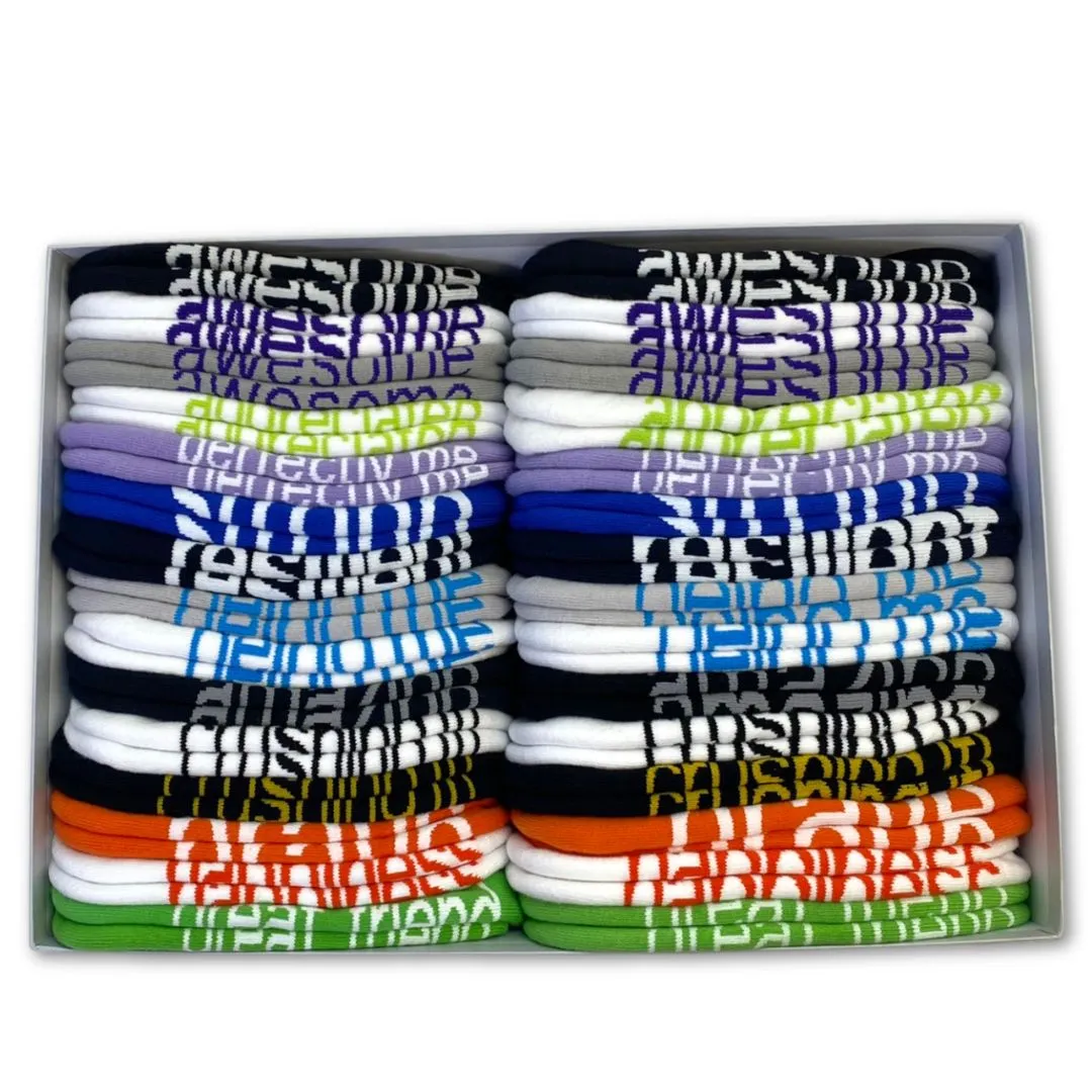 30 pairs of ASSORTED SOCKS in keepsake box