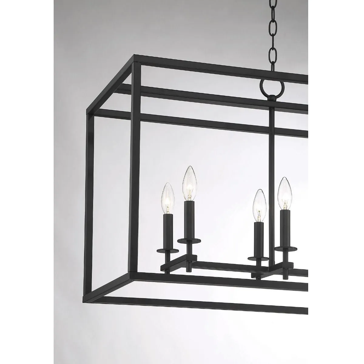 8-Light Outdoor Linear Chandelier
