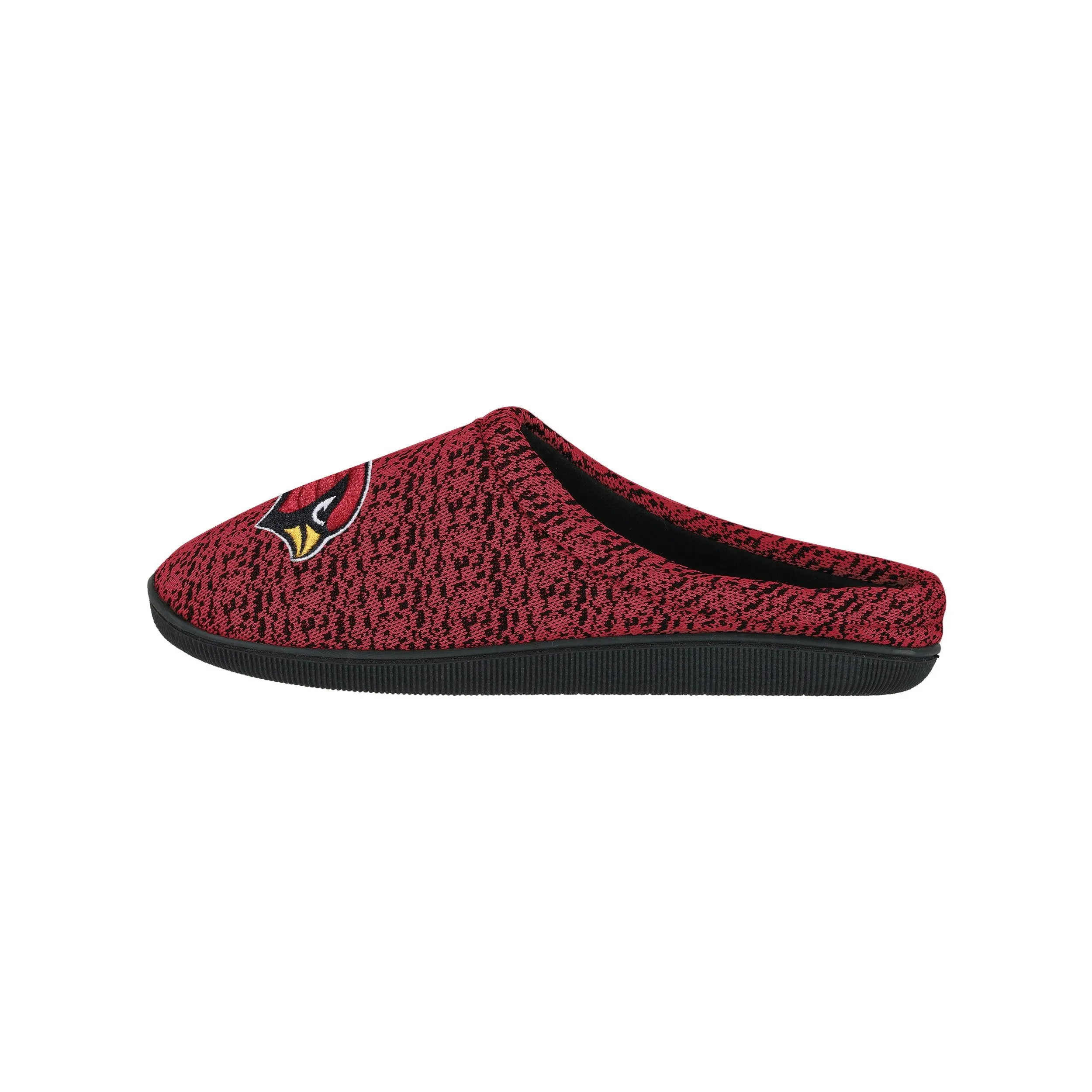 Arizona Cardinals NFL Mens Poly Knit Cup Sole Slippers