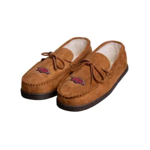 Arkansas Razorbacks NCAA Mens Moccasin Slippers