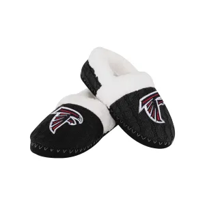 Atlanta Falcons NFL Womens Team Color Fur Moccasin Slippers