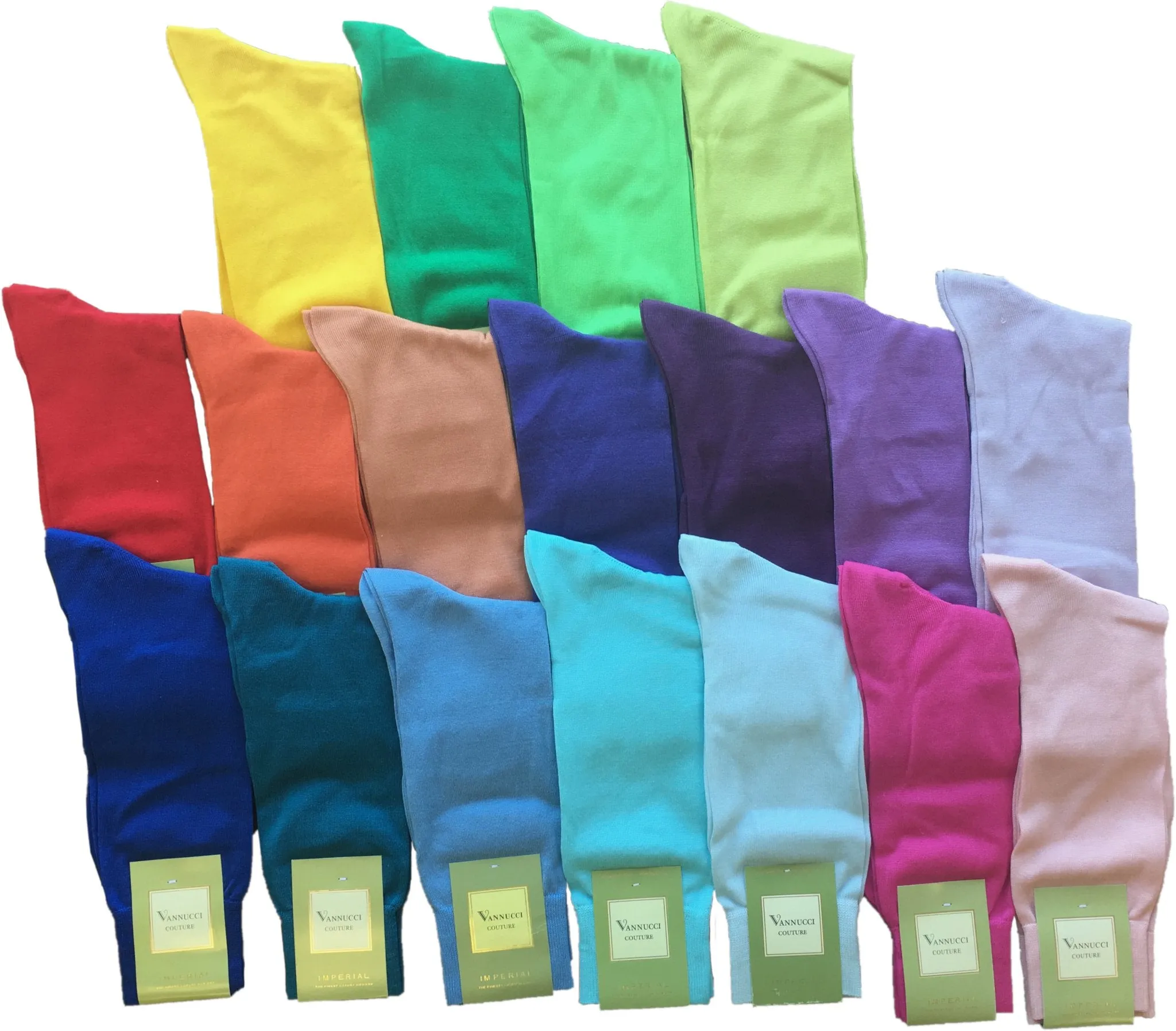 Bright Cotton Dress Socks (Men's)