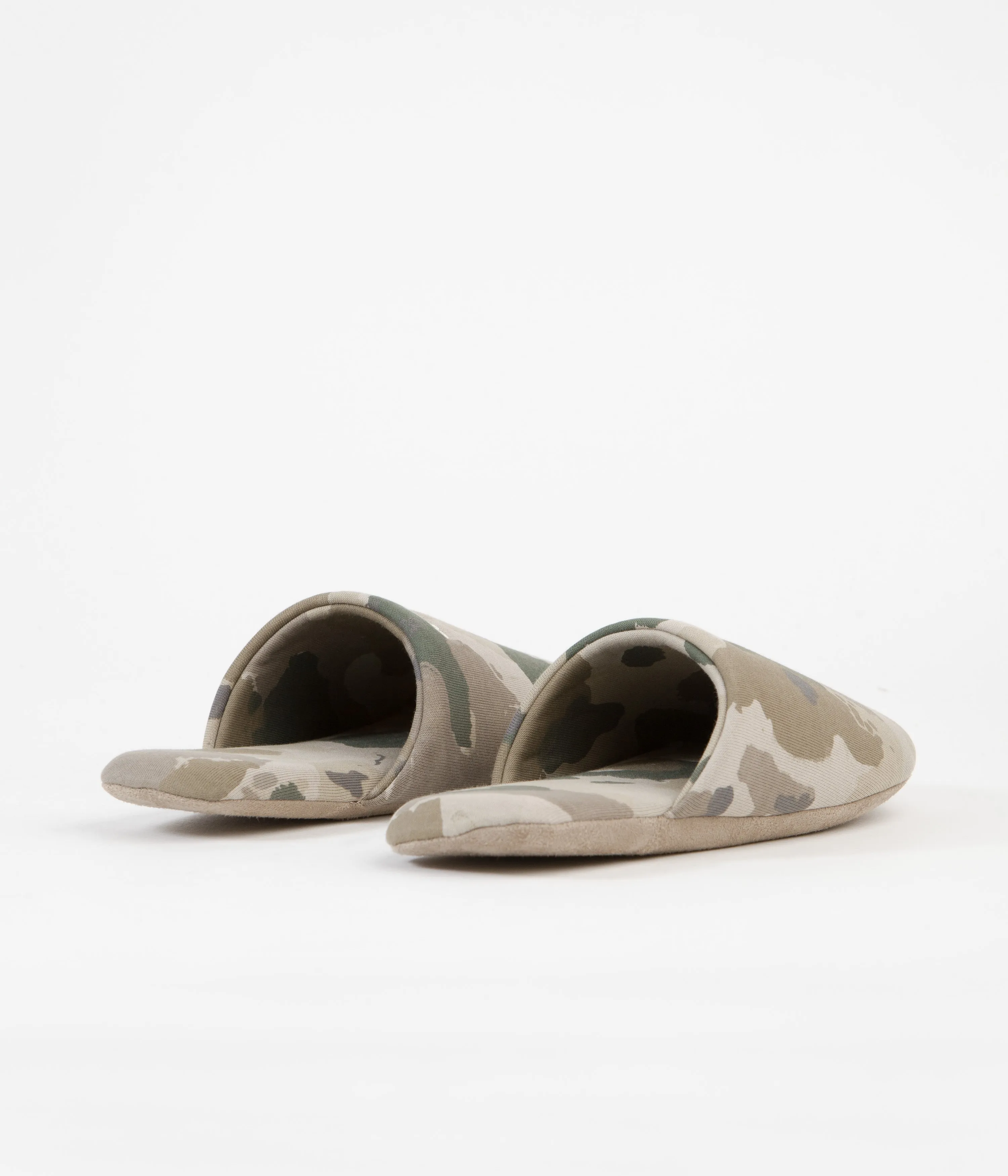 Carhartt Script Embroidery Slippers - Camo Tide / Thyme / Wax