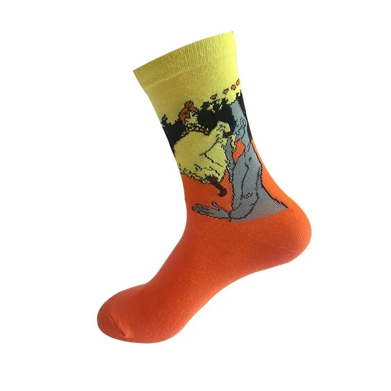 Casual Vintage Cotton Socks