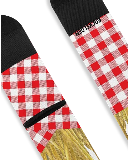 Chasse Pattate Printed Cycling Socks