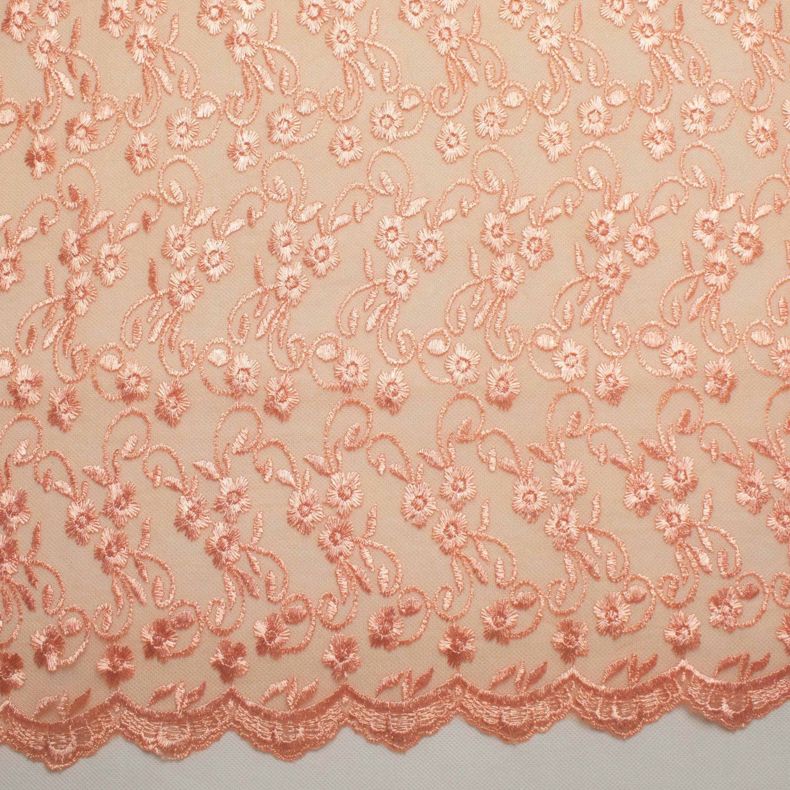 Embroidered Lace BF-62276 Peach