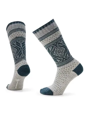 Everyday Popcorn Snowflake Pattern Crew, Light Gray