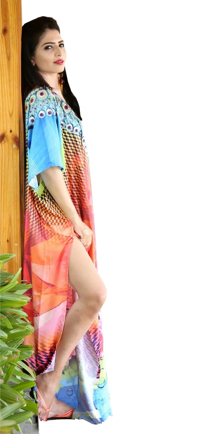 floral print Gorgeous Beautiful High End Resort Wear Beach Wear kaftan