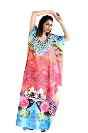 floral print Gorgeous Beautiful High End Resort Wear Beach Wear kaftan