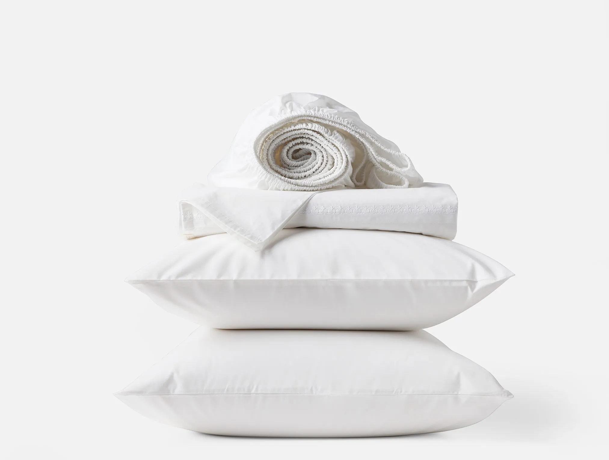 Floret Embroidered Organic Sheet Set