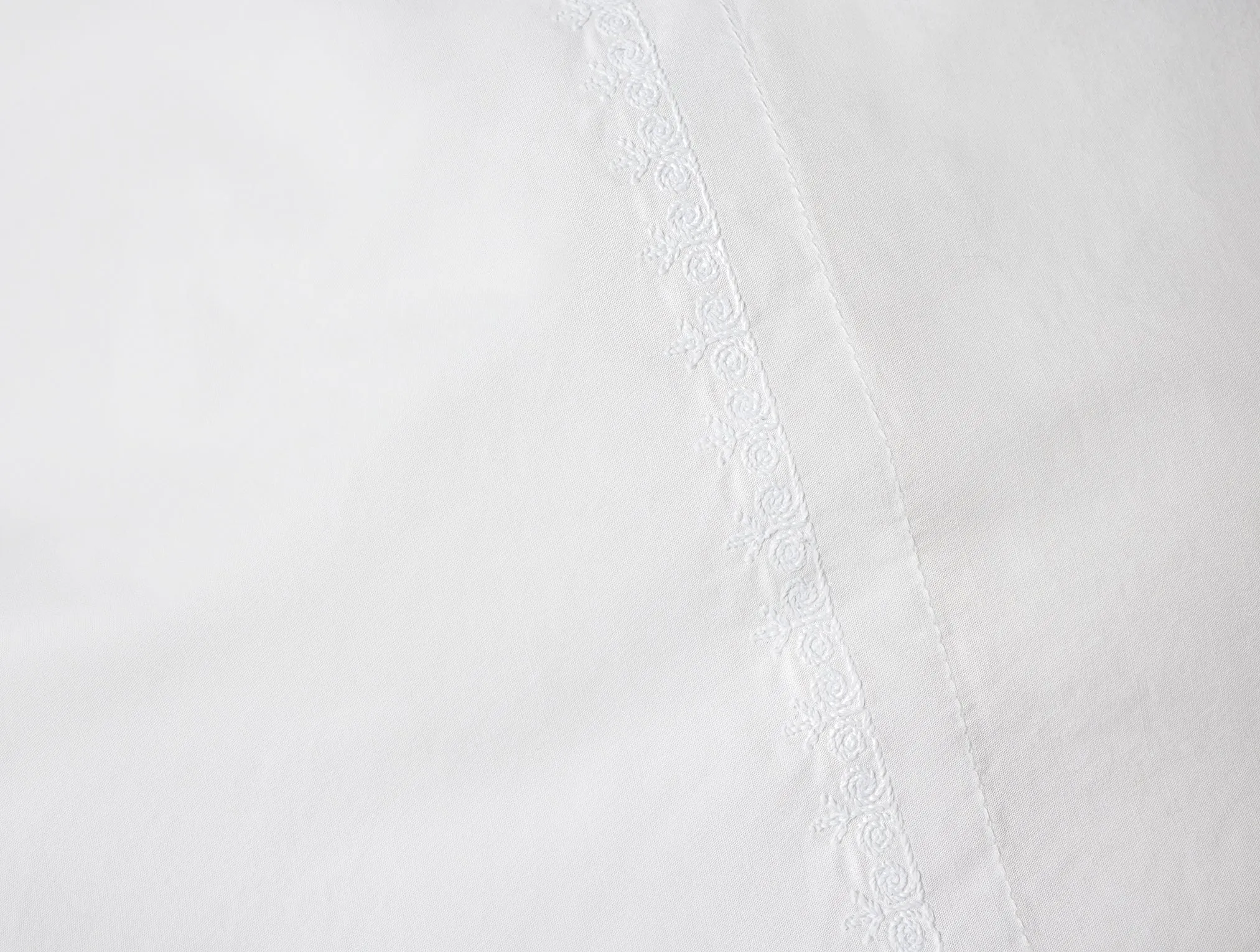 Floret Embroidered Organic Sheet Set