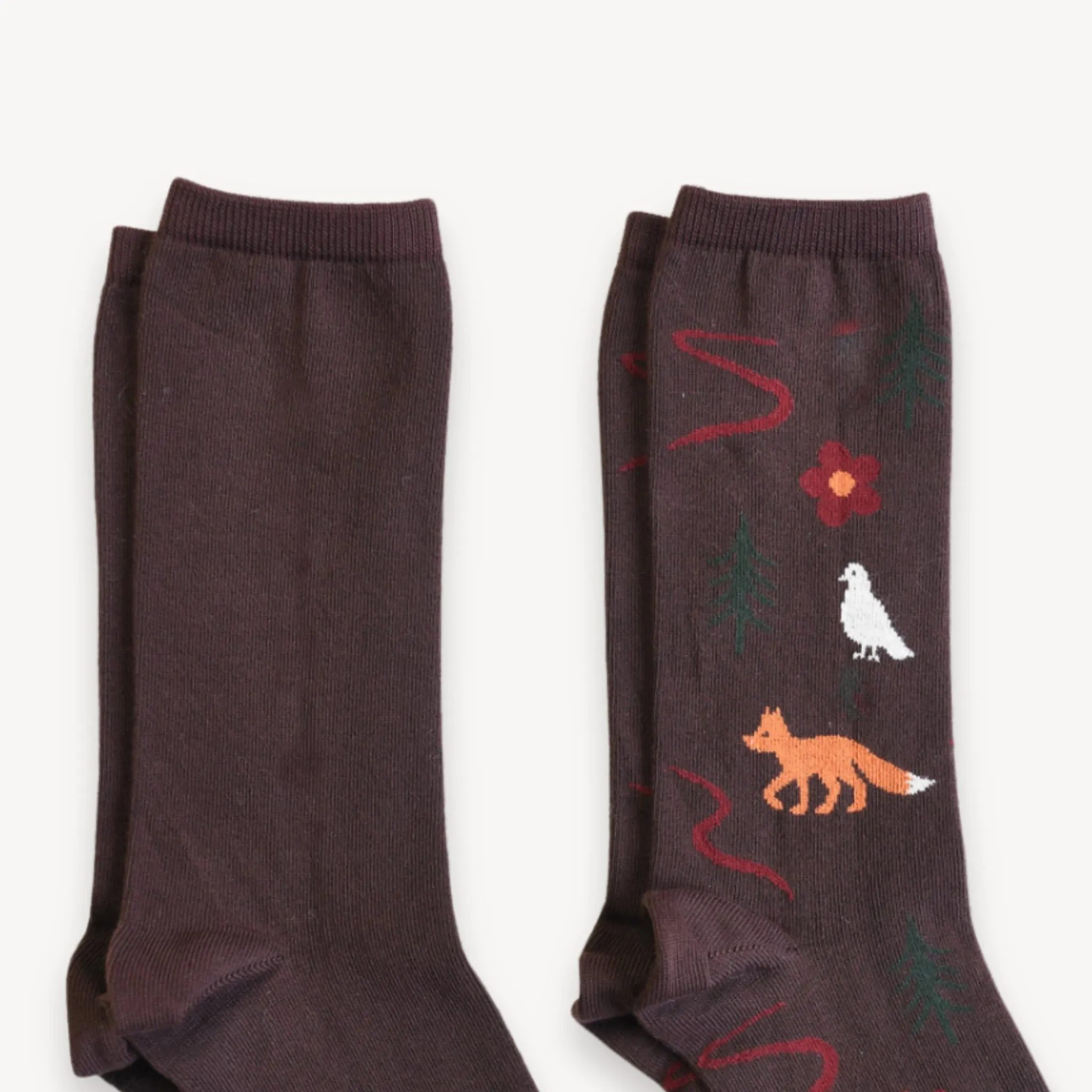 Fox and Dove Socks - Pack of 2