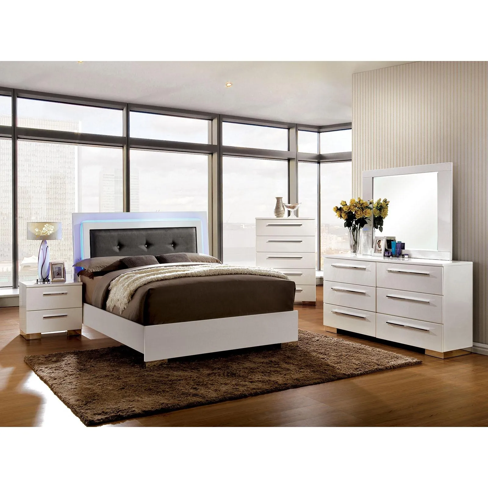 Furniture of America Clementine CM7201Q Queen Bed