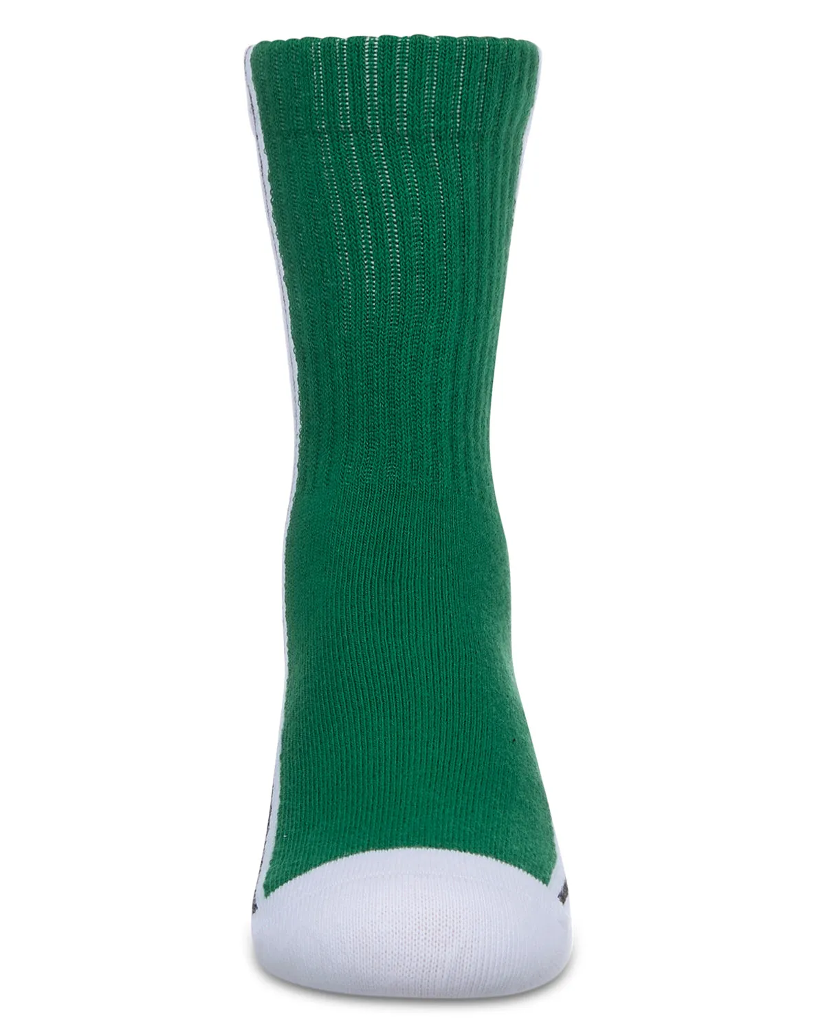 Girls' Color Block Stripe Crew Socks