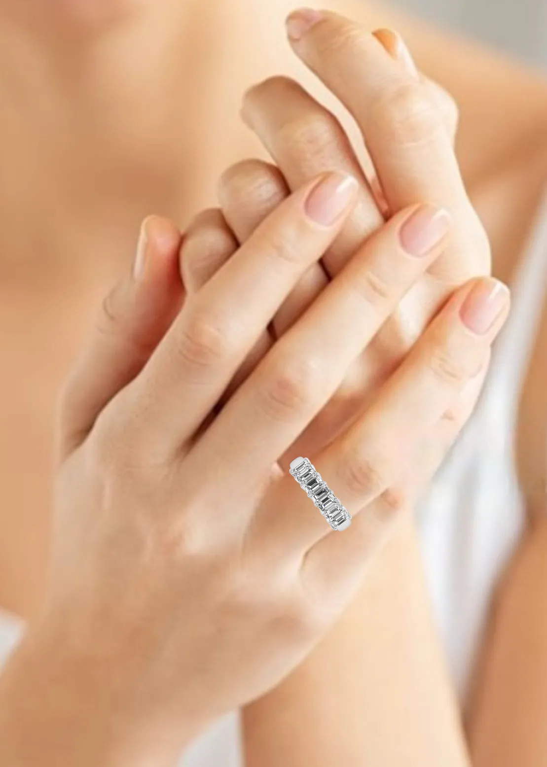 Half-Eternity Wedding Ring - 2.03 ct.