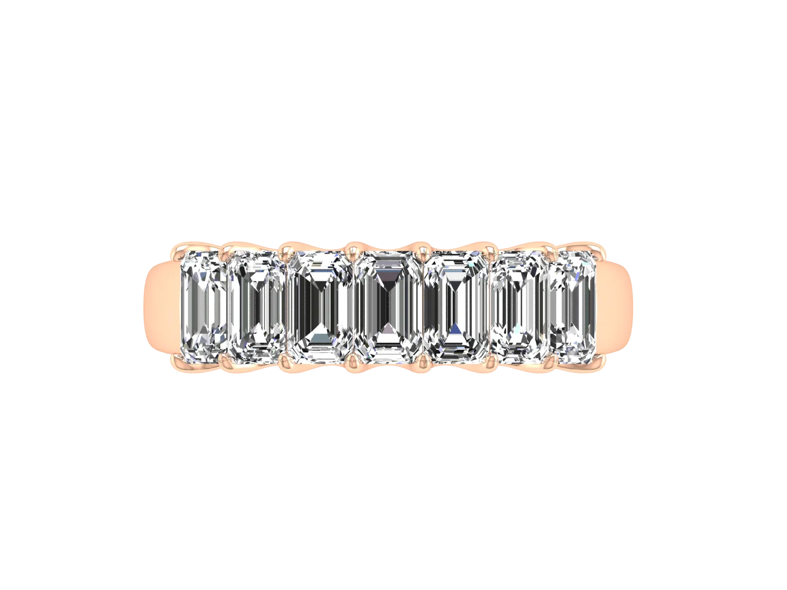 Half-Eternity Wedding Ring - 2.03 ct.