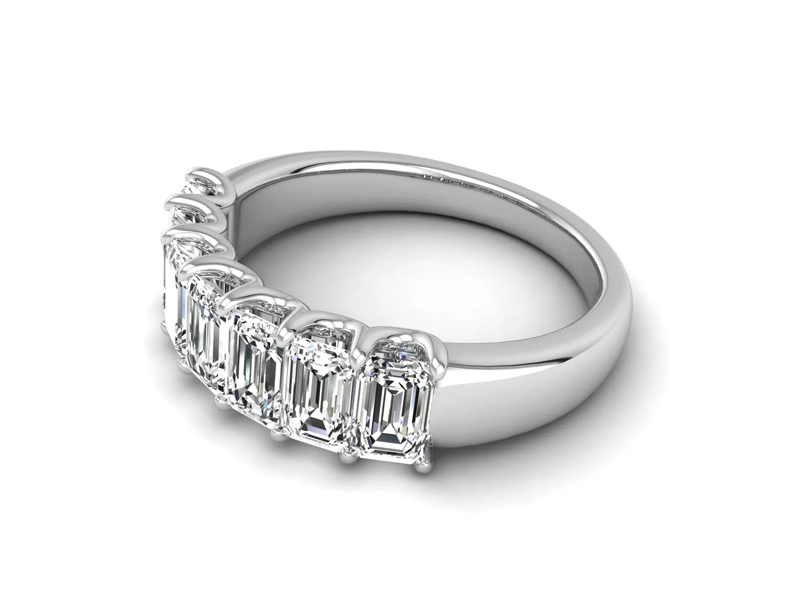 Half-Eternity Wedding Ring - 2.03 ct.