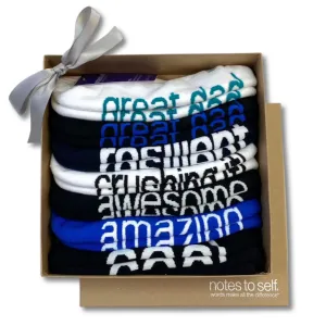 Honoring a Great Dad 7-pair sock gift set