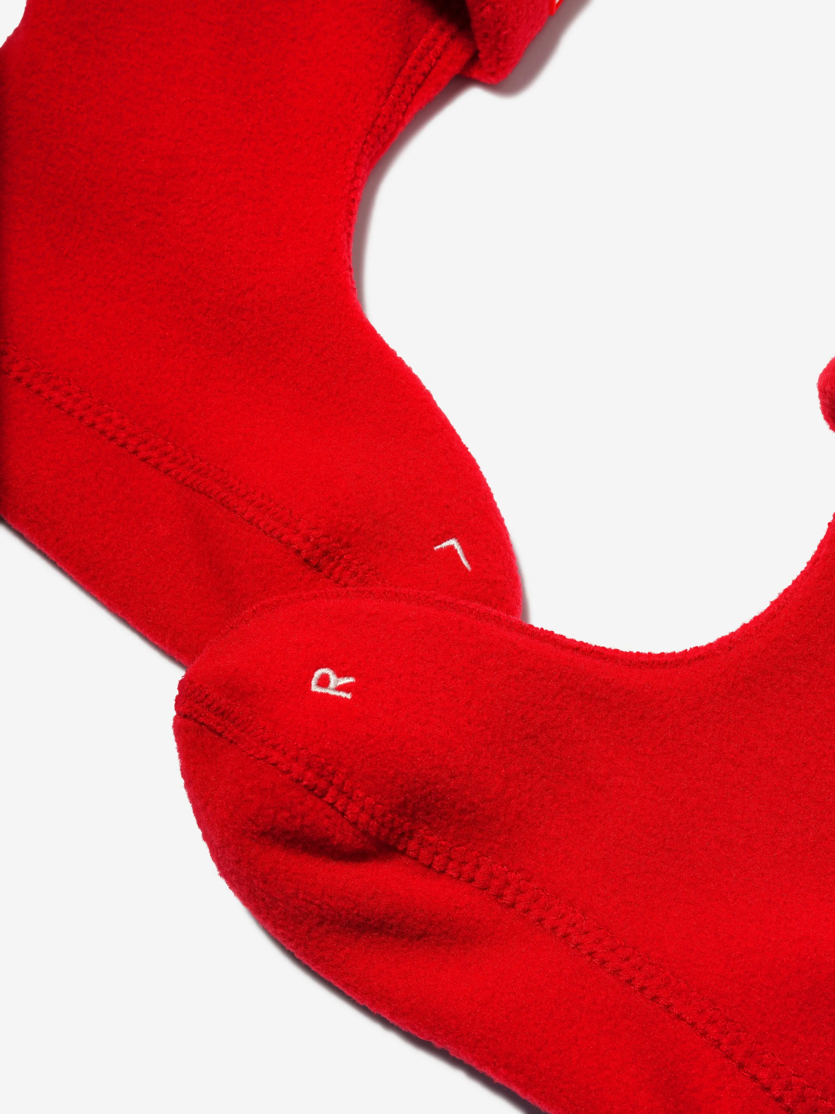 Hunter Kids Recycled Fleece Boot Socks in Yellow