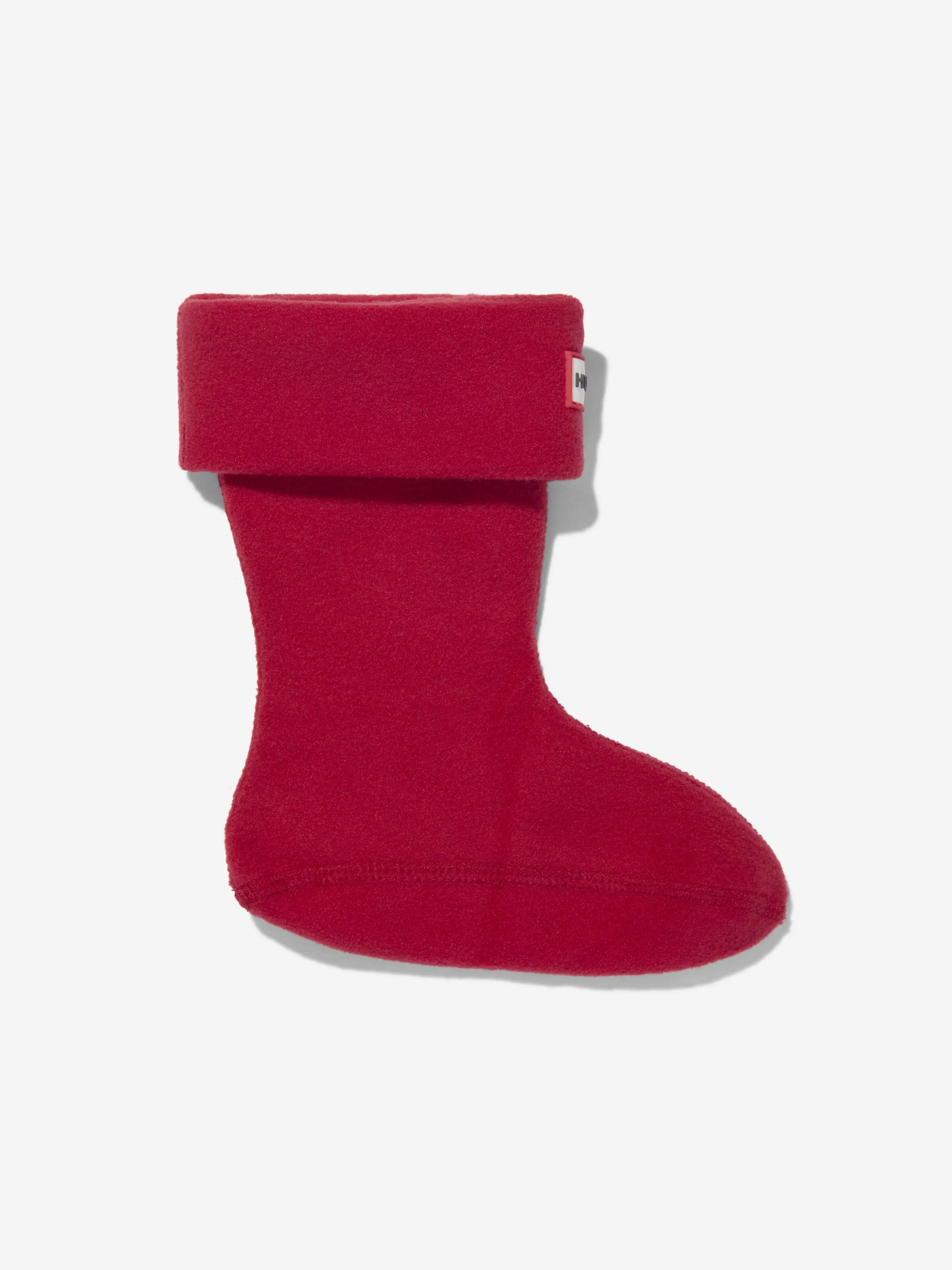 Hunter Kids Recycled Fleece Boot Socks in Yellow