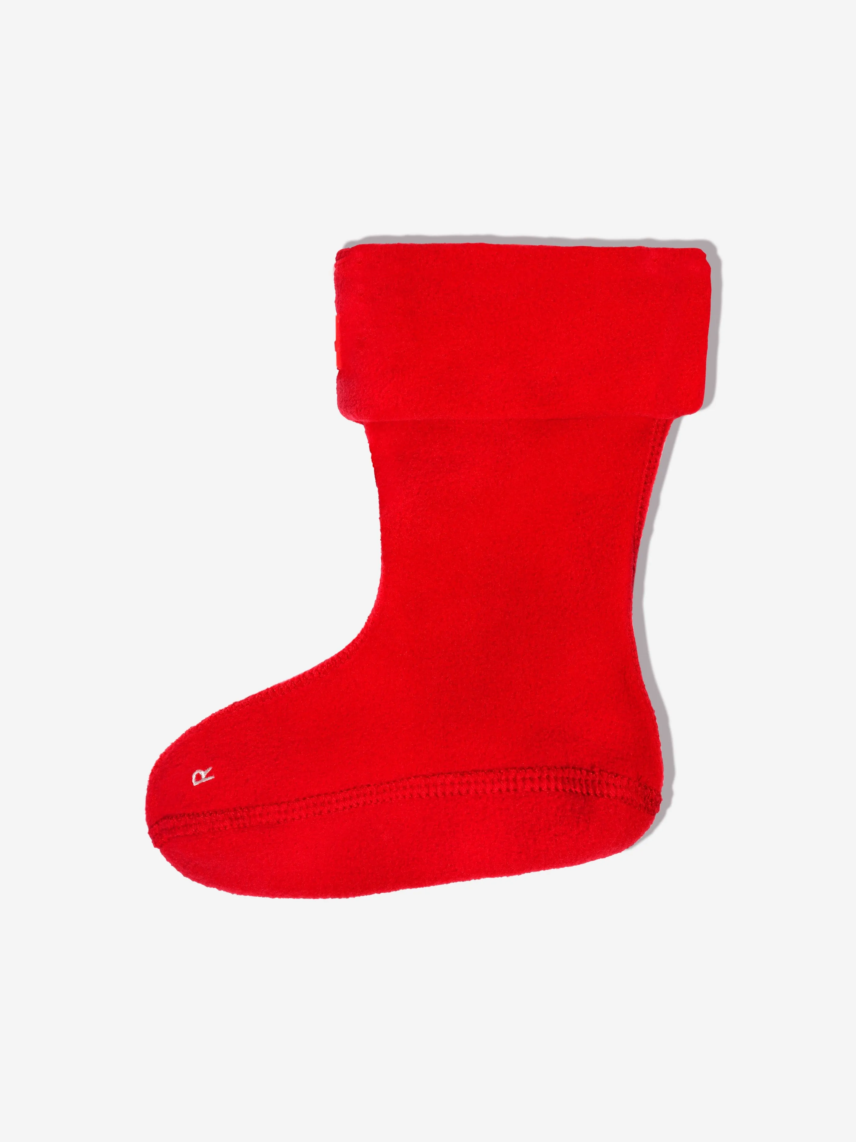 Hunter Kids Recycled Fleece Boot Socks in Yellow