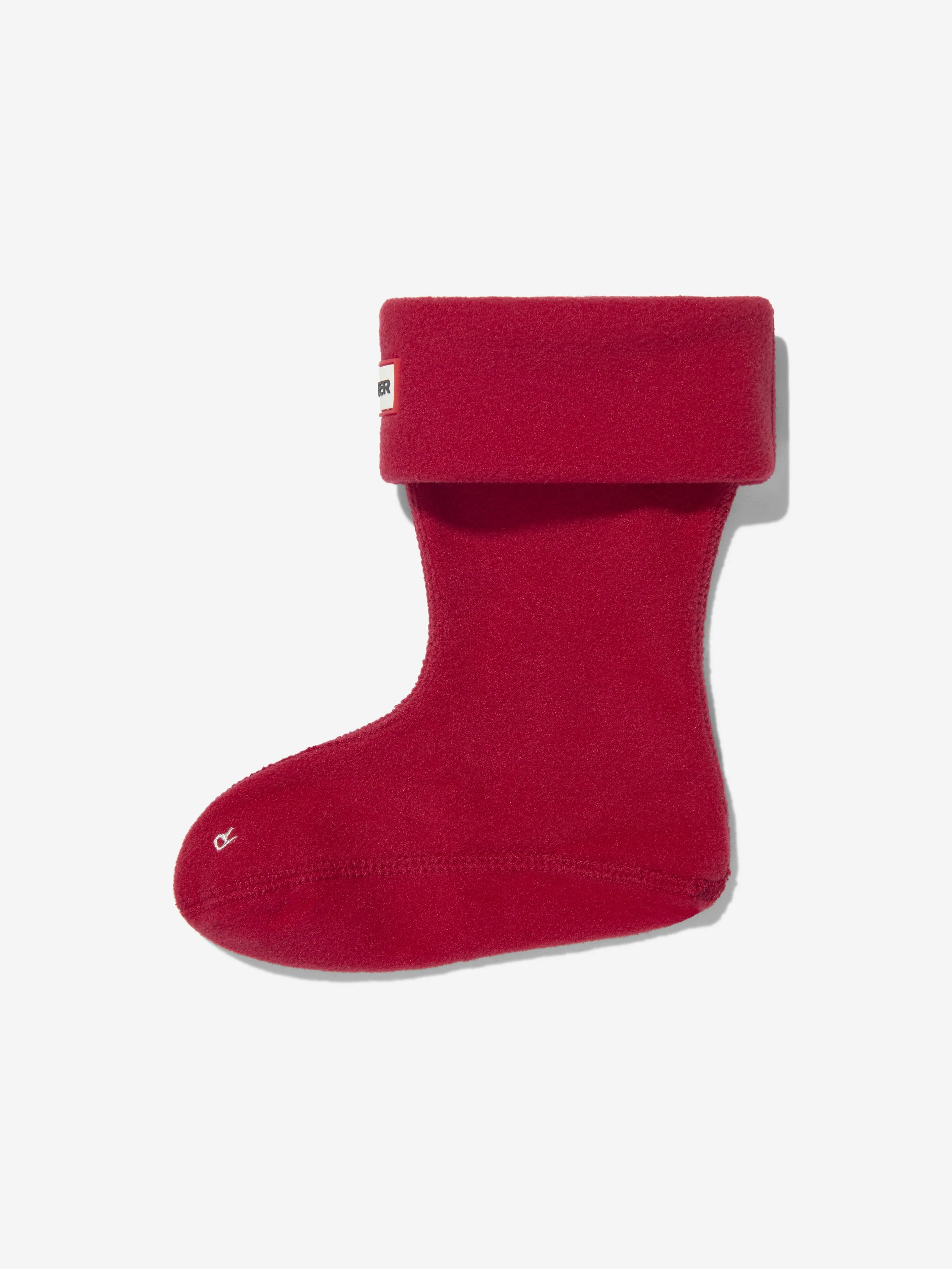 Hunter Kids Recycled Fleece Boot Socks in Yellow