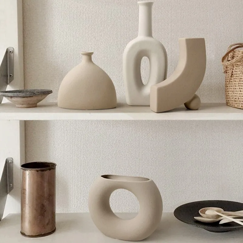 Korean style embryo trapezoid vase