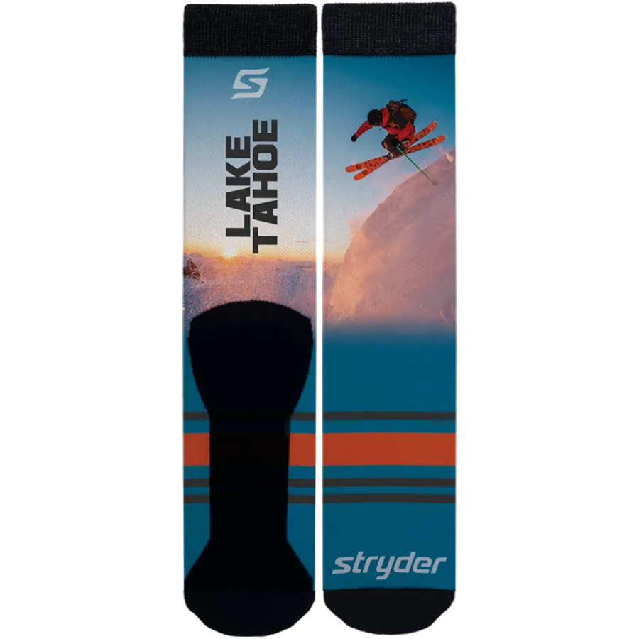 Lake Tahoe Skiing Socks