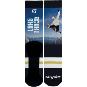 Lake Tahoe Snowboarder Socks
