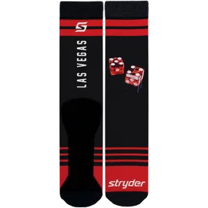 Las Vegas Red Dice Socks