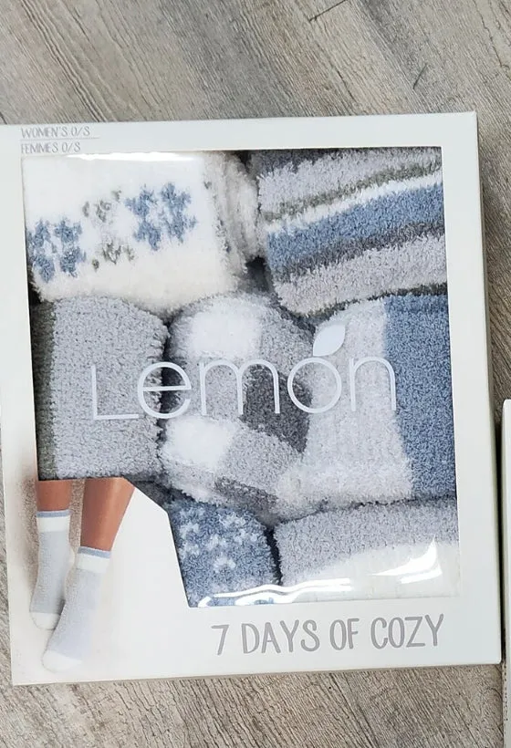 LEMON 7 DAYS OF COZY CREW GIFT BOX