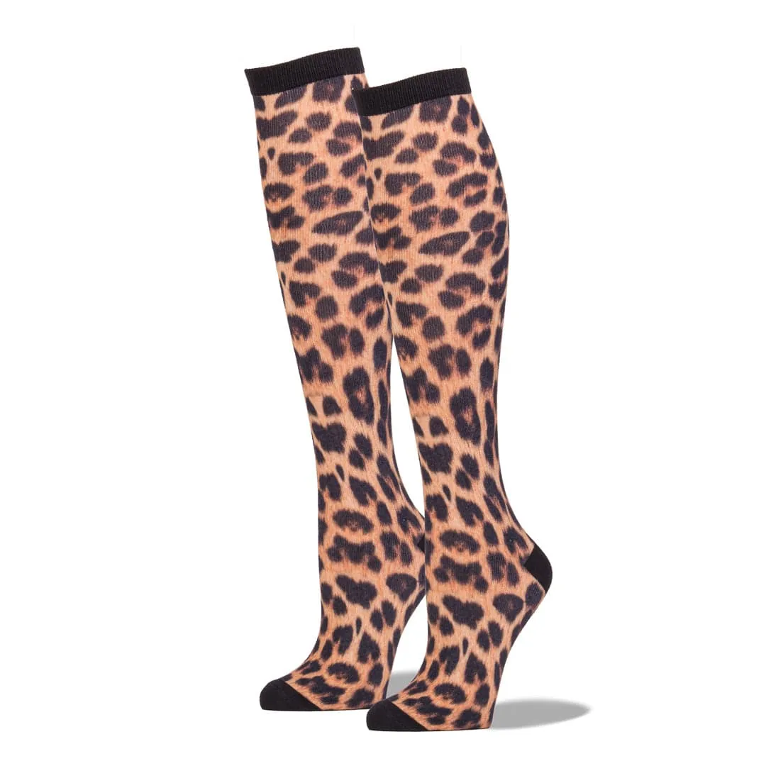 Leopard Women's Knee High Sock