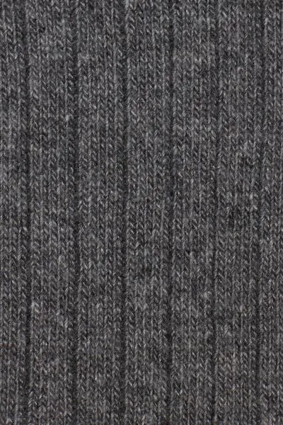 Long Ribbed Socks with Wool and Cashmere