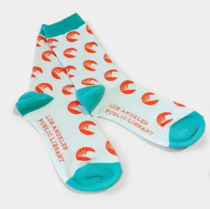 Los Angeles Public Library Women's Crew Socks
