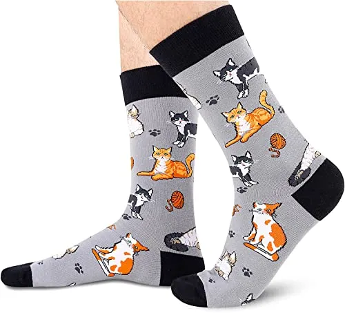Men Cat Socks Series
