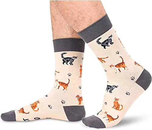Men Cat Socks Series