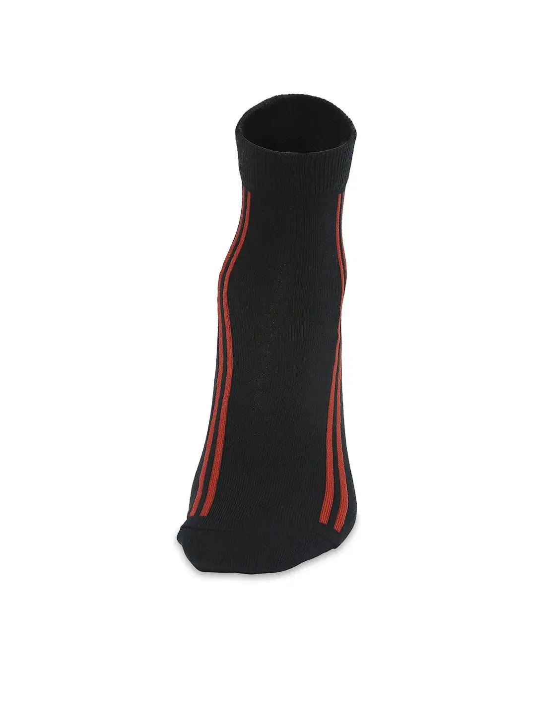 Men Premium Navy & Grey Melange Ankle Length Socks - Pack Of 2- Underjeans By Spykar