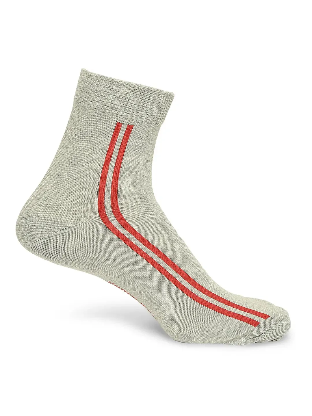 Men Premium Navy & Grey Melange Ankle Length Socks - Pack Of 2- Underjeans By Spykar