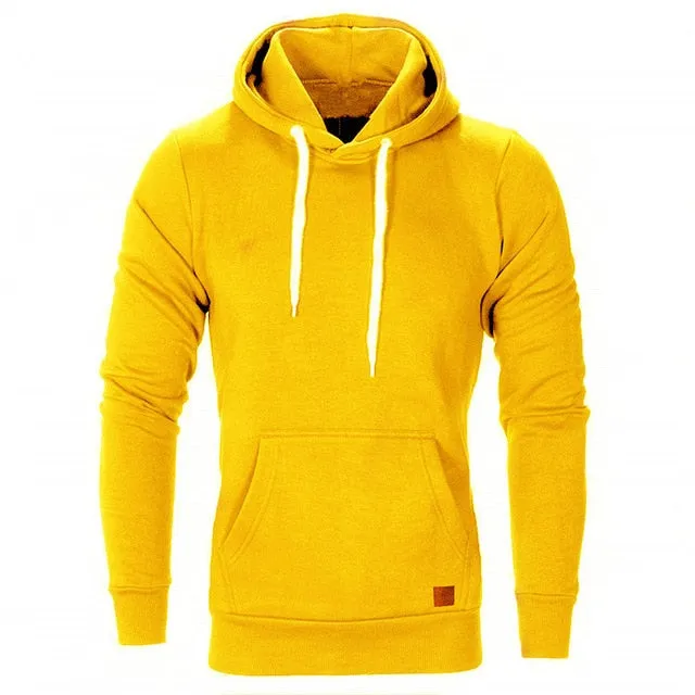 Mens Casual Pullover Hoodie Sweatshirt