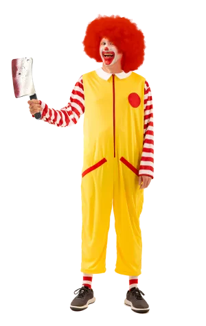 Mens Ronald Clown Costume