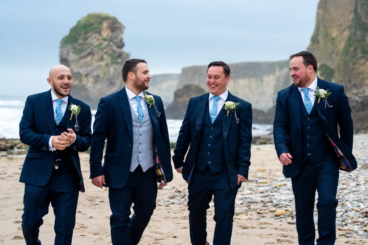 Mid Blue Wedding Tie