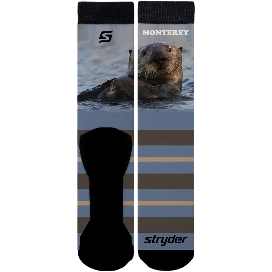 Monterey Sea Otter Brown/Tan Socks